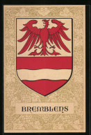 Künstler-AK Bremblens, Wappen  - Other & Unclassified