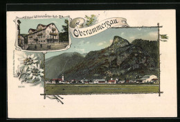 AK Oberammergau, Hotel Wittelsbacher Hof, Teilansicht  - Oberammergau