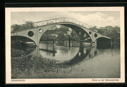 AK Zehdenick, Partie An Der Schleusenbrücke  - Zehdenick