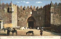 70915153 Jerusalem Yerushalayim Jerusalem Porte Damas Damascus Gate Puerta Damas - Israel