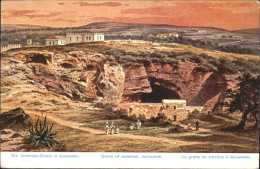 70914854 Jerusalem Yerushalayim Jerusalem Jeremias-Grotte Grotto Jeremie Kuenstl - Israele