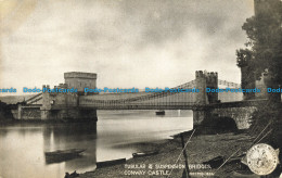 R651512 Conway Castle. Tubular And Suspension Bridges. London And North Western - Autres & Non Classés