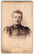 Photo Williams, Birkenhead, 154, Conway St., Junge Dame Mit Zurückgebundenem Haar  - Personnes Anonymes