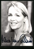 AK Schauspielerin Nora Von Collande, Mit Original Autograph  - Acteurs