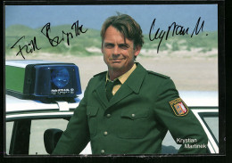 AK Schauspieler Krystian Martinek Als Polizist In Tod Auf Amrum, Mit Original Autograph  - Acteurs