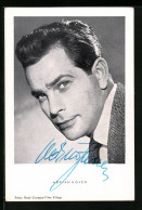 AK Schauspieler Adrian Hoven, Original Autograph  - Acteurs