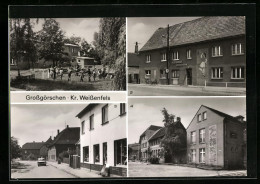 AK Grossgörschen /Kr. Weissenfels, Strasse Der Technik, Oberschule Der DSF, Kulturhaus  - Weissenfels