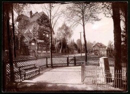 Fotografie Brück & Sohn Meissen, Ansicht Bad Hartha, Villa Wilhelmsruhe & Strassenansicht  - Lieux