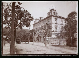 Fotografie Brück & Sohn Meissen, Ansicht Bad Elster, Villa New York, Pferdekutsche Vom Hotel Reichsverweser  - Lieux