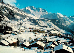 13961066 Wengen__BE Panorama Mit Jungfrau - Autres & Non Classés