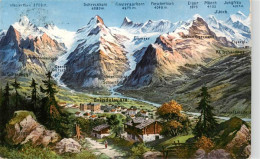 13961001 Grindelwald_BE Panoramakarte - Andere & Zonder Classificatie
