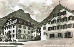 13960981 Gersau_Vierwaldstaettersee_SZ Erholungsheim Hof Mit Rathaus - Autres & Non Classés