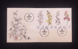 D)1981, SOUTH AFRICA, FIRST DAY COVER, ISSUE, 10TH INTERNATIONAL CONFERENCE ON ORCHIDS, DURBAN, CALANTHE NATALENSIS, EUL - Africa (Other)