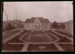 Fotografie Brück & Sohn Meissen, Ansicht Komotau, Blick Auf Das Kaiserin-Elisabeth-Siechenhaus  - Places