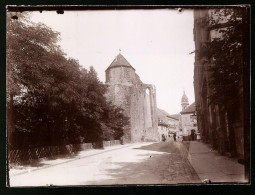Fotografie Brück & Sohn Meissen, Ansicht Grossenhain I. Sa., Partie In Der Poststrasse An Der Klosterruine  - Lieux