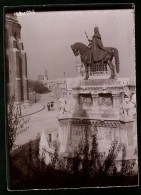 Fotografie Brück & Sohn Meissen, Ansicht Budapest, Denkmal König Stephan Der Heilige  - Places