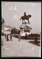 Fotografie Brück & Sohn Meissen, Ansicht Budapest, Partie Am Prinz Eugen Denkmal  - Lieux