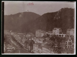 Fotografie Brück & Sohn Meissen, Ansicht Karlsbad, Blick Nach Der Alte Wiese Und Freundschaftshöhe  - Lieux