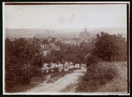 Fotografie Brück & Sohn Meissen, Ansicht Naumburg / Saale, Blick Auf Die Stadt Mit Der Kirche  - Lieux