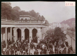 Fotografie Brück & Sohn Meissen, Ansicht Karlsbad, Blick Auf Die Mühlbrunnen Kolonnade  - Lugares