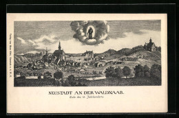 Künstler-AK Neustadt A. D. Waldnaab, Ortsansicht Ende Des 16. Jahrhunderts  - Neustadt Waldnaab