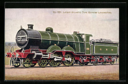 Pc Englische Eisenbahn-Lokomotive No. 251 Der C N R  - Eisenbahnen
