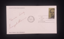 D)1973, CANADA, FIRST DAY COVER, ISSUE, CENTENARY OF THE DEATH OF JOSEPH HOWE, 1804-1873, NOVA SCOTIA POLITICIAN, FDC - Other & Unclassified