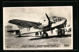 AK Bristol Beaufort Reconnaissance Bomber, Flugzeug Vor Dem Start  - 1939-1945: 2ème Guerre