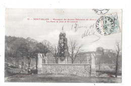 PONTARLIER - 25 - Monument Des Derniers Défenseurs De 1870/1871 - TOUL 8 - - Pontarlier