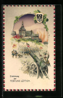AK Lüttich, Erstürmung Der Festung, Halt Gegen Das Licht, Propaganda 1. Weltkrieg  - Guerre 1914-18