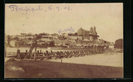 AK Breisach, Ortsansicht Mit Brücke Im Jahr 1913  - Breisach