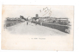 AGDE - 34 - CPA DOS SIMPLE De 1903 - Vue Générale - TOUL 8 - - Agde