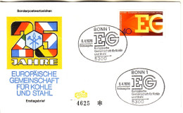 DEUTSCHLAND MI-NR. 880 FDC (FIDACOS) MITLÄUFER 1976 EGKS KOHLE Und STAHL - Sonstige & Ohne Zuordnung