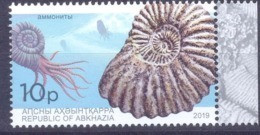 2019. Russia, Abkhazia, Archaeology, Marine LIfe, Mollucs, 1v Perforated, Mint/** - Unused Stamps