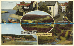 R652310 Greetings From Yorkshire. Staithes. E. T. W. Dennis. Multi View - World