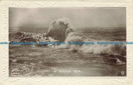 R651659 A Rough Sea. Rotary Photo. Rajar Bromide Card. RP - Monde