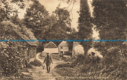 R651666 Hindhead. Devil Punch Bowl. The Broom Squire Cottage. F. Frith. No. 5787 - World