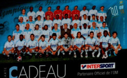 CARTE CADEAU INTERSPORT...OM...EQUIPE DE FOOT - Gift And Loyalty Cards