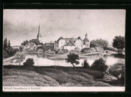 AK Neuenburg /Kurland, Ansicht Vom Schloss  - Lettonie