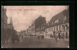 AK Libau, Grosse Strasse  - Lettland