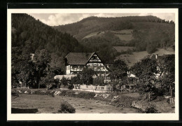 AK Schenkenzell / Schwarzwald, Gasthof Und Pension Sonne, Bes.: F. Heizmann  - Autres & Non Classés