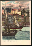 Lithographie Fezzano, Golfo Di Spezia  - La Spezia