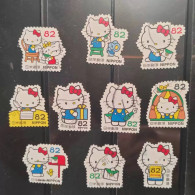 Japan 2018 Hello Kitty，10 Used - Gebruikt