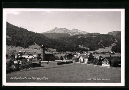 AK Andelsbuch, Ortsansicht Mit Hangspitze  - Other & Unclassified