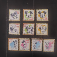 Japan 2017 Disney Animation Mickey Mouse，10 Used - Gebraucht