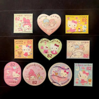 Japan Hello Kitty National Edition 2015，10 Used - Gebraucht