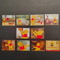 Japan 2014 Disney Little Bear; teenie Weenie，10 Used - Used Stamps