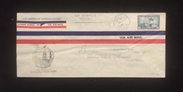 D) 1939, CANADA, LETTER SENT TO U.S.A, AIR MAIL, STAMP, MONOPLANE AND STEAM VARCO, XF - Sonstige & Ohne Zuordnung