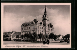 AK Laa A. D. Thaya, Stadtplatz Mit Rathaus  - Sonstige & Ohne Zuordnung