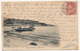 CPA - CHINE - CHEFOO (Chefou) - Plage De Chefoo - Affr 10c Mouchon Cad Shang-Hai Chine 1906 - Chine